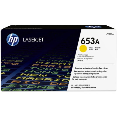 HP 653A (CF322A) - Jaune - Original